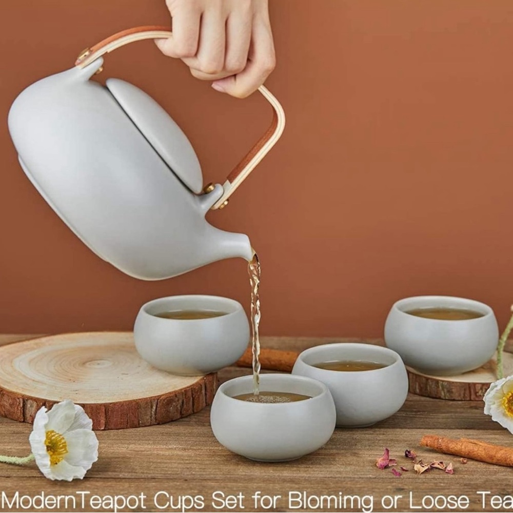 Ceramic Teapot Set - Picture 4 of 10